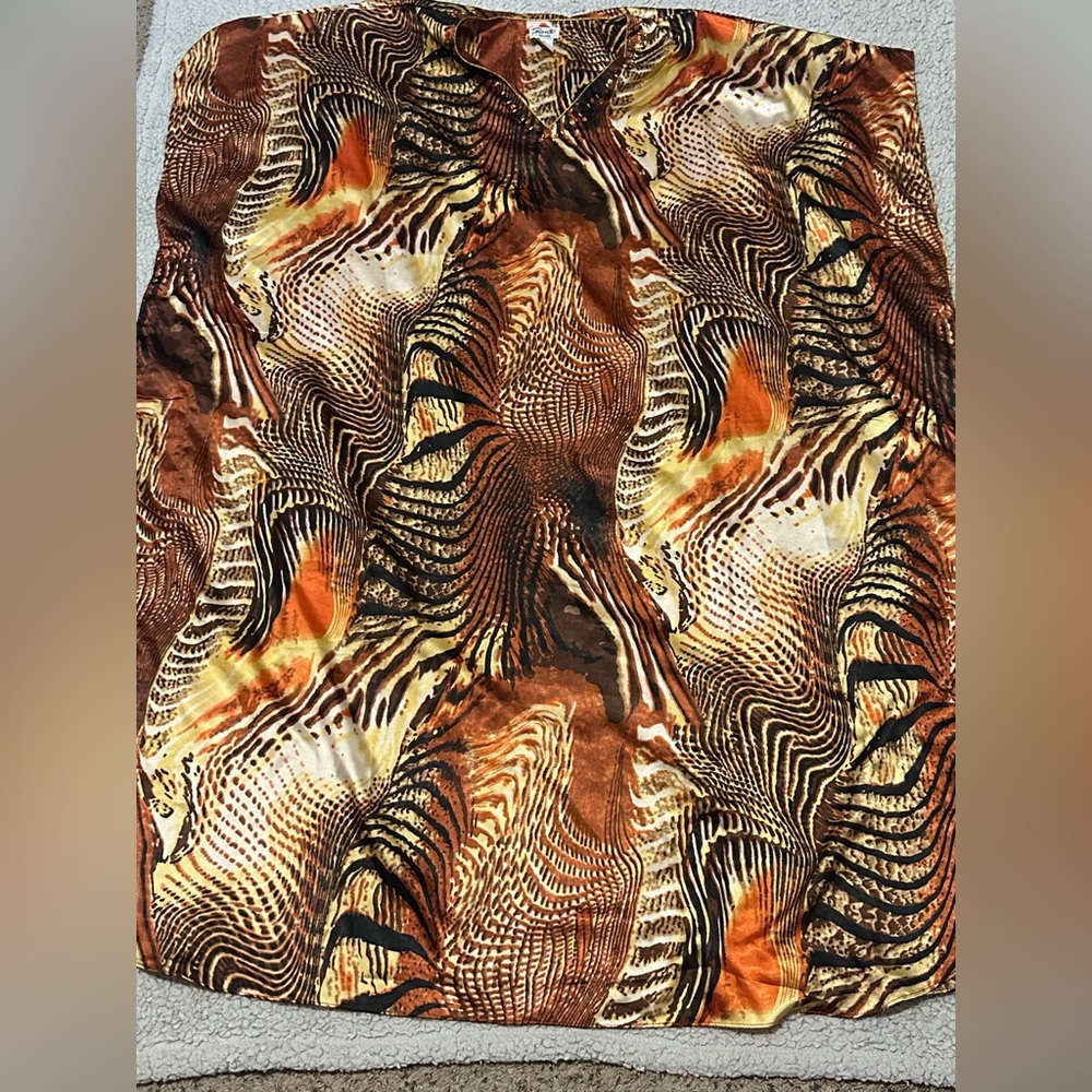 Vibrant Animal Print Sleep Dress